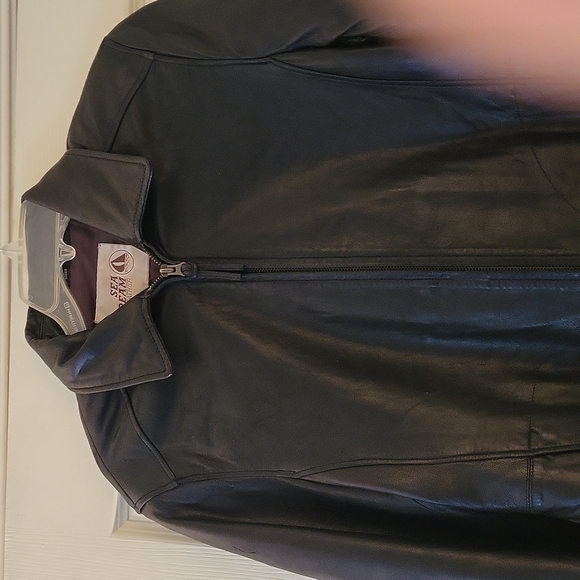 SEA DREAM BLACK BUTTER SOFT LEATHER JACKET - Picture 7 of 14